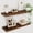 Rustic Brown, variant on Floating Shelves for Wall, 27.5" Rustic Wood Deep Wall Mounted Shelves with Invisible Brackets for Decor & Storage, Floating Shelf for Living Room, Bathroom (Oak, Set of 2)