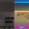 thumbnail image 2 of Tatazone RGBWW Bande Lumineuse LED Intelligente, 65.6 Pieds Blanc Réglable 3000K à 6500K+RGB WiFi LED Fonctionne avec Alexa Google, Synchronisation Musicale Changement de Couleur Indo, 2 of 7