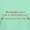 thumbnail image 3 of CafePress - Bengal In Charge Dark T Shirt - Men's Classic Graphic Cotton T-Shirt, 3 of 4