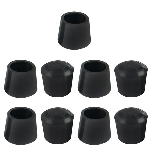 Round Rubber Leg Cap End Tips Cups Furniture Table Feet Cover Floor