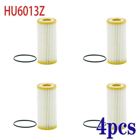 4pcs Oil Filter HU6013Z for AUDI A3 A4 A5 A6 A7 Q5 Q7 S3 TT VW Beetle GTI Golf