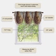thumbnail image 4 of Achim Omwfvlch06 - Ombre Waterfall Valance - Chocolate Blue, 4 of 6