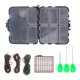 thumbnail image 1 of Kit de Pesca Accesorios Aparejos Seguridad Tubos Giratorios Rig Anzuelos Plomos, 1 of 8