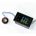 thumbnail image 2 of TFixol D85-2042A Double Digital Display LCD Voltmeter Ammeter AC80-500V Voltage Meter Current Meter Tester, 2 of 7