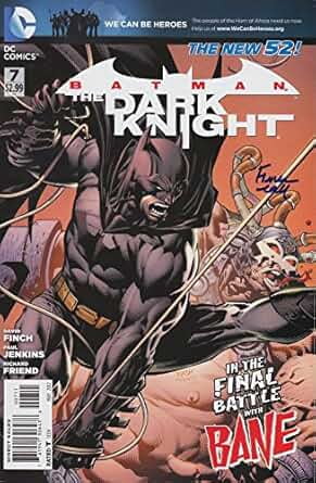 Batman Dark Knight #7 Signed by David Finch VF/NM