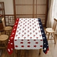 thumbnail image 5 of Aufmer Fashion Lace Style Festival Table Cloth Unique Printed Pattern Design Easy Clean Feature For Various Independence Day Theme Activity Arrangement, 5 of 5