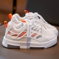 thumbnail image 5 of Zshosam Newborn Sneakers Infant Sneakers Baby Sneakers with A Hook and Loop Closure Size 11.5,(Orange Little Kids 11.5), 5 of 8