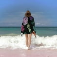 thumbnail image 6 of PHYHOO Flower Skull Beach Towels Oversized Microfiber Beach Towel for Adults Large Beach Blanket for Outdoor Camping 30x60in, 6 of 8