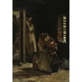 thumbnail image 3 of Kazimierz Alchimowicz 18x24 Black Modern Framed Museum Art Print Titled - On the Way to Exile (1894), 3 of 5