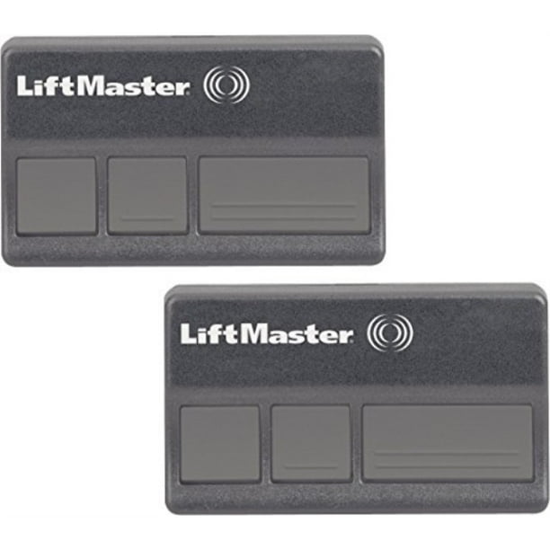 lot of 2 liftmaster 373lm 3button remote control