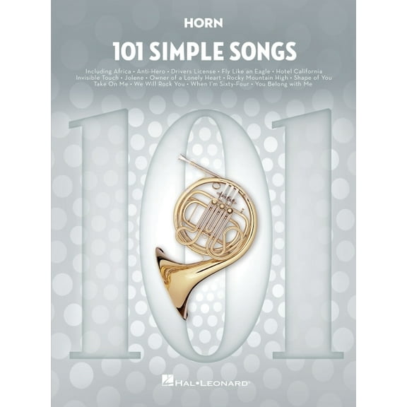 101 Simple Songs for Horn, (Paperback)