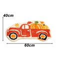 thumbnail image 3 of Seasonal Pumpkin Bath Rug Non Slip Microfiber for Thanksgiving Celebrations, 3 of 11