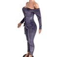thumbnail image 7 of hgsbede Jumpsuits for Fashion Women Off Shoulder Bandage Jumpsuit Solid Bodysuit Playsuit Romper, 7 of 7
