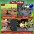 thumbnail image 5 of 3 x 300 FT Weed Barrier Fabric, Heavy Duty Landscape Fabric, 3.24oz Gardening Ground Cover,Easy Setup Weed Block Fabric for Greenhouse,Yard, Flower Bed,Garden, 5 of 8