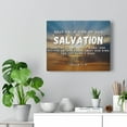 thumbnail image 6 of Scripture Walls Psalm 79:9 Salvation Bible Verse Canvas Christian Wall Art Ready to Hang Unframed, 6 of 16