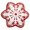 Rouge, variante sur BJUTIR Taie d'Oreiller Cheveux Bouclés Taie d'Oreiller pour Tout-Petits 14x19 Forme Flocon de Neige Coussin Décoratif pour Canapé Salon Lit