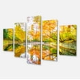 thumbnail image 2 of Forêt d'Automne Lumineuse avec Rivière - Impression sur Toile Paysage, 2 of 3