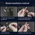 thumbnail image 5 of stedi Craft Hobby Knife Kit, Model Hobby Making Tools, All Metal Precision Craft Knife with 20PCS Blades for Gundam, Scale Military Model, 3D Resin Parts, 5 of 6