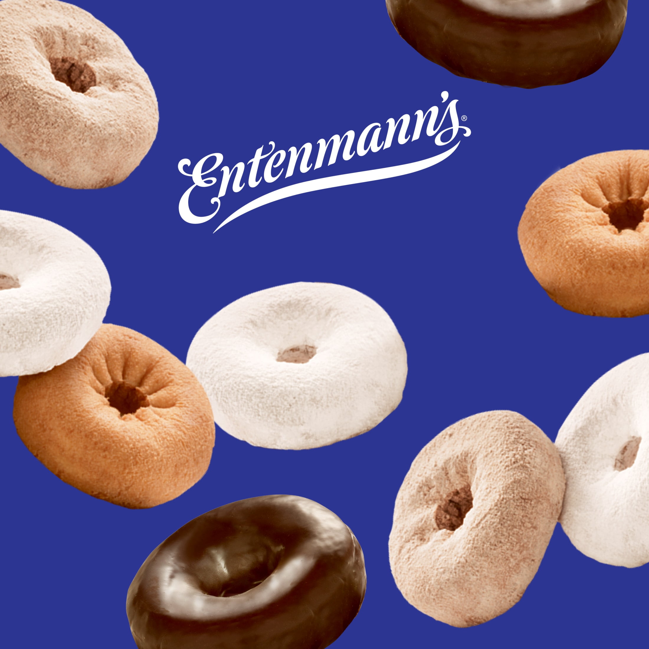 Entenmann's Soft'ees Variety Pack Donuts, 12 count, Plain Donuts, 18.5 oz Variety Pack