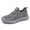 gray, variant on YUDAI Men's Slip-On Walking Shoes – Non-Slip, Breathable Mesh Sneakers for Gym, Workout & Everyday Wear