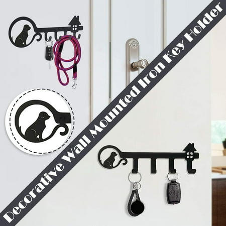 

Sunhillsgrace Hooks Mounted Key Key Organizer 4 Hooks Wall Decorative Holder Keys For House Kitchen，Dining & Bar