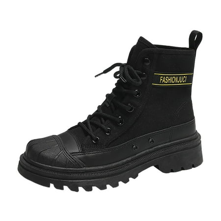 

OJSFQUFP Womens Shoes Winter Warm Boots Women Shoes Fashion Ankle Long Boots Thick High Heels Over Knee Pleated Suede Long Boots Waterproof Chelsea Boots Black 36