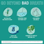 Beyond Breath Breath Freshening Capsules, Fresher Breath From Inside-Out, Lasts Up To 8 Hours, Parsley & Mint Oils, 50 Capsules