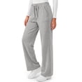 thumbnail image 4 of MOSHU Wide Leg Sweatpants for Women High Waisted Baggy Fleece Cotton Pants Fall Casual Sweatpants with Pockets, 4 of 11