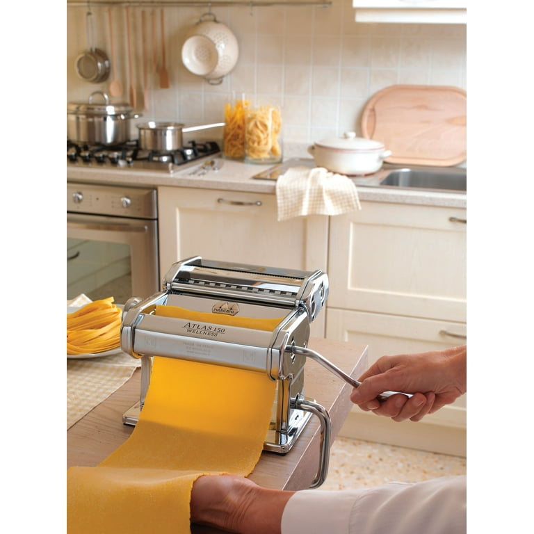 Marcato Atlas 150 Pasta Machine -  (tutto pasta) – Pasta  Kitchen (tutto pasta)