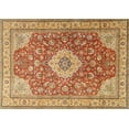 thumbnail image 1 of Ahgly Company Machine Washable Indoor Rectangle Traditional Mahogany Brown Area Rugs, 5' x 8', 1 of 7