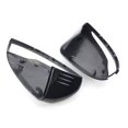 thumbnail image 2 of Paquete de 2 copas retrovisores, a prueba de viento, resistente al calor, cubierta de espejo lateral, escudo, diseño de carbono, práctica Vehículos, repuestos y accesorios Mis Negro brillante Kenally VI015695-00B, 2 of 6