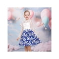 thumbnail image 4 of Sunny Fashion Girls Dress Blue Floral Lace Pearl Princess Long Sleeve Elegant Pageant 8 Years, 4 of 8