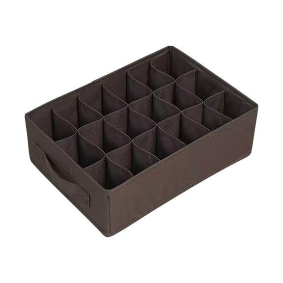 Organization And Storage,Organizer Bins,18 Compartments Storage Box With Portable Household Drawer Compartment Organizer Multi-Compartment Storage Bags For Socks,Underwear & Small Items