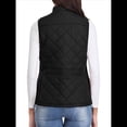 thumbnail image 4 of Chaleco Acolchado con Cuello Alto, Cremallera y Bolsillos para Mujer Negro L, 4 of 10