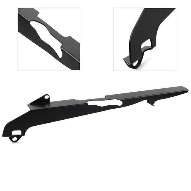 Motorcycle Chain Guard for 2002 - 2003 for Yamaha YZF R1 Billet Aluminum Black -