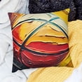 thumbnail image 2 of BANET American Football Decor Graffitic Throw Pillow Cover Sport Ball Pillow Covers , for Living Room Couch Sofa Home Decor Gift 12x12in, 2 of 5