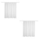 thumbnail image 4 of Naiovety Cortina de baño blanca impermeable y antiincrustante, fácil de limpiar y mantener, antimoho, duradera, blanca, 150 x 180 cm. blanco 150*180cm 2Conjunto, 4 of 6