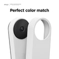 thumbnail image 4 of elago Funda de silicona diseñada para Google Nest Hello Video Doorbell (modelo de batería 2021): resistente a la intemperie y a los rayos UV, combinación perfecta de colores, acabado limpio, NO compat, 4 of 5