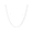 Silver, variant on Women's Welry 0.80mm Box Chain Necklace in 14kt Yellow Gold, 20"