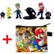 thumbnail image 1 of Figuras de acción de Super Mario Bros para niños, juguetes de PVC, modelos de Luigi, Yoshi, Donkey Kong, seta, regalos de cumpleaños, AAA, 6 unidades por juego qiuyongming unisex, 1 of 2