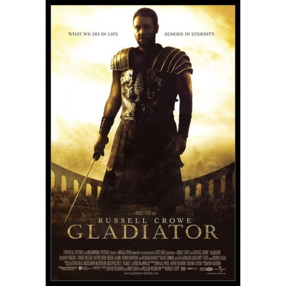 Gladiator Movie poster Movie Poster Laminated & Framed Poster (24 x 36)