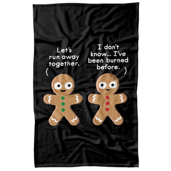 bCreative - David Olenick Blanket, 36'x58' Smart Cookie Fleece Blanket