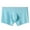 Sky Blue, variant on Men’s Boxer Briefs Underwear for Men Solid Color Ice Silk Seamless One Piece Boxer Briefs