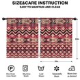 thumbnail image 2 of Blackout Kids Curtains,Boho Bohemia Geometric Line Art Childrens Insulated Curtains Set Of 2,Bedroom Essentials,Toddler Room Decor 52"x63"(132x160cm), 2 of 4
