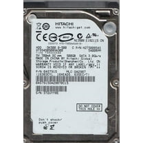 HTS545050B9A300, PN 0A57915, MLC DA2987, Hitachi 500GB SATA 2.5 Hard Drive