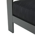 thumbnail image 6 of Afuera Living 5 Piece Outdoor Aluminum Conversation Set in Gray, 6 of 38