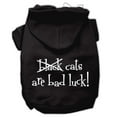 thumbnail image 3 of Halloween Pet, Dog  Cat Hoodie Screen Printed, "Black Cats Are Bad Luck", 3 of 11
