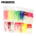 thumbnail image 2 of PRO BEROS - 5 señuelos luminosos suaves con forma de pulpo, de 5 a 12 cm, de silicona, para pesca al curricán, pesca con curricán, pesca con calamar y jigging, 2 of 5