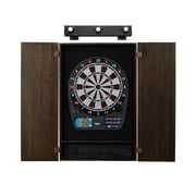 Viper 787 Electronic Dartboard, Metropolitan Espresso Cabinet & Shadow Buster Dartboard Light Bundle