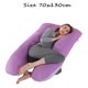 thumbnail image 5 of Almohada para embarazadas, almohada en forma de U desmontable y lavable, cojín grande, almohada de cintura, 5 of 5